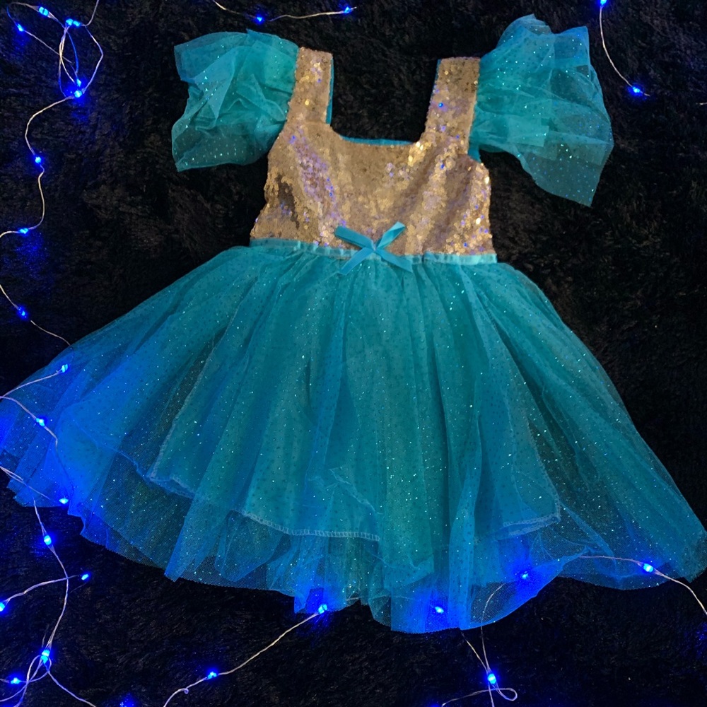 Princess Jazmin Aladdin TuTu Sequin Dress